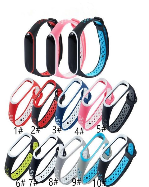 Il più nuovo cinturino sportivo per Xiaomi Mi Band 3 cinturino Miband 2 cinturino colorato braccialetto accessori di ricambio per MiBand 34887584