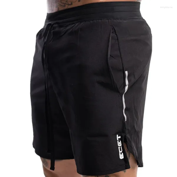 Calças masculinas ECHT Marca Homens Fitness Musculação Ginásios Workout Shorts Homem Verão Masculino Respirável Quick Dry Sportswear Jogger Beach Curto