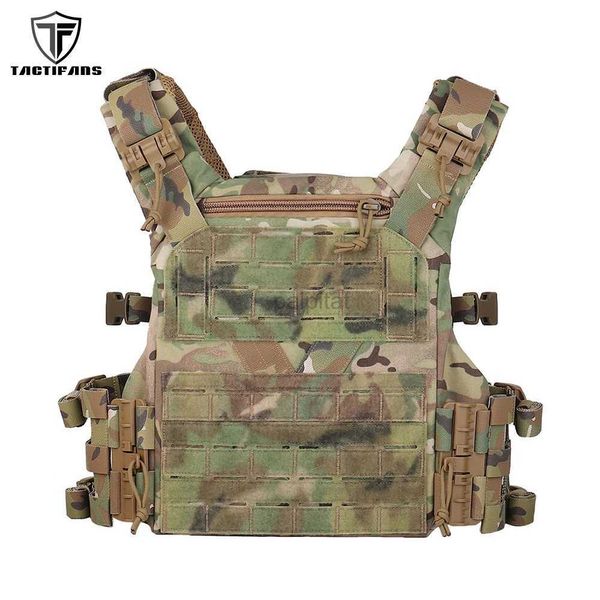 Taktische Westen TACTIFANS K19 Plate Carrier 3.0 Schnelle Anpassung Kummerbund Großformatige Taschen auf Platte Taktische Placard-Weste Kugelsichere Seitenkoffer-Jagdweste 240315