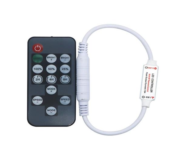 Edison2011 Neuankömmling RF Wireless LED Remote Timing Controller Dimmer Controller mit Timer-Funktion für einfarbige Lichtleiste8433412