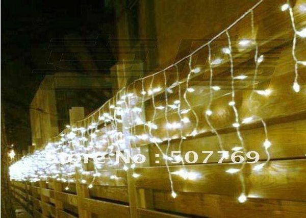 5M 200LEDs Lichter blinkende Spur LED-String Eiszapfenlampen Vorhang Weihnachtshaus 110v220v EU UK US AU6202824