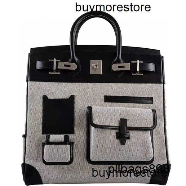 Saco de couro personalizado hac 50cm estilo handswen feito à mão de alta qualidade carga hac 40cm feito à mão couro genuíno personalizado genuíno masculino bolsa toppest totalmente swi