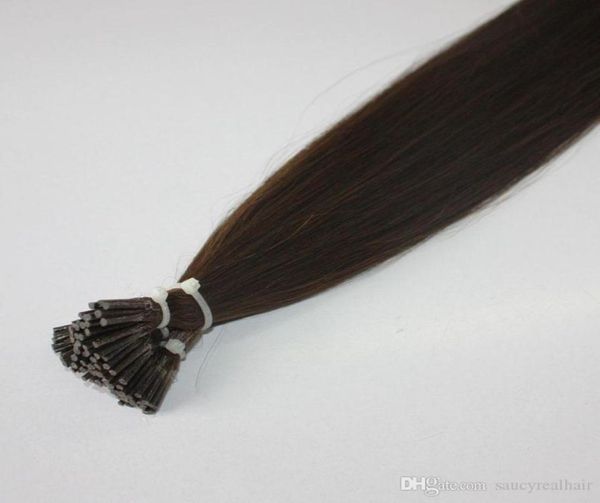 Bastone di estensioni dei capelli umani da 100 doppi disegnati con punta nei capelli 08 g 160 g 200 S Capelli remy indiani da 14 a 26 pollici4180534