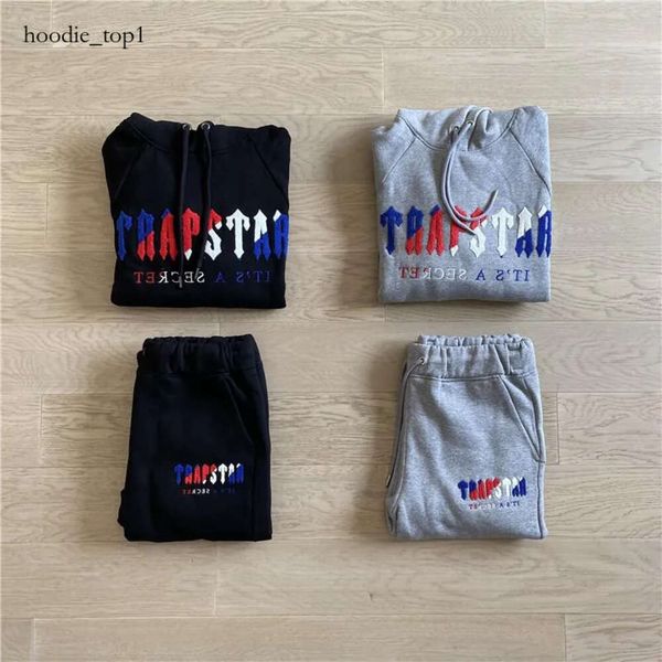 Tute da uomo trapstar felpa con cappuccio trapstar tuta sportiva abbigliamento ricamo tute uomo sportivo felpa con cappuccio da jogging pantaloni sportivi casual per trapstar 6443