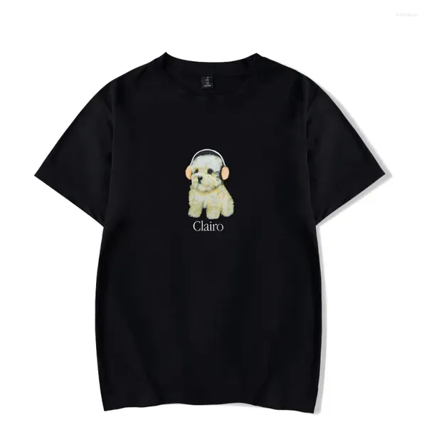 Herren T-Shirts Clairo DOG T-Shirt Merch Wendedruck Unisex Modisches lässiges Kurzarm-Oberteil