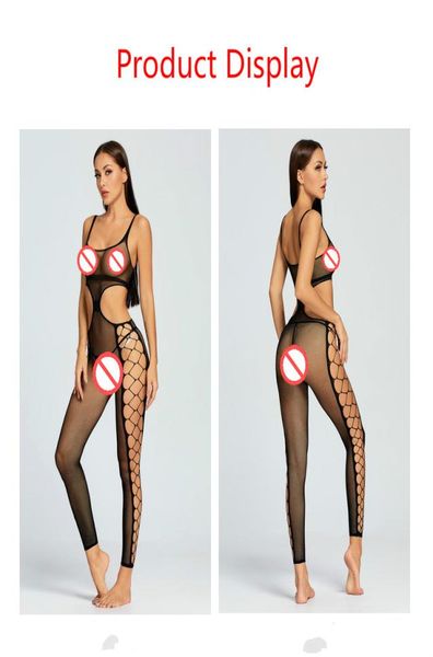 Sexy Netzstrumpfhose mit langen Ärmeln, Bodywear, Nachtwäsche, durchsichtiges Nachthemd, Nachtwäsche, Netzstrumpfhose, Damen, Herren, lingeire lenceria unde3878971