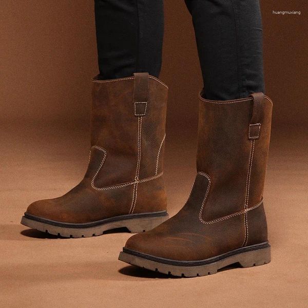 Sapatos de fitness de couro de vaca de alta qualidade caminhadas botas de caça dos homens tático deserto combate tênis à prova dwaterproof água neve andando feminino