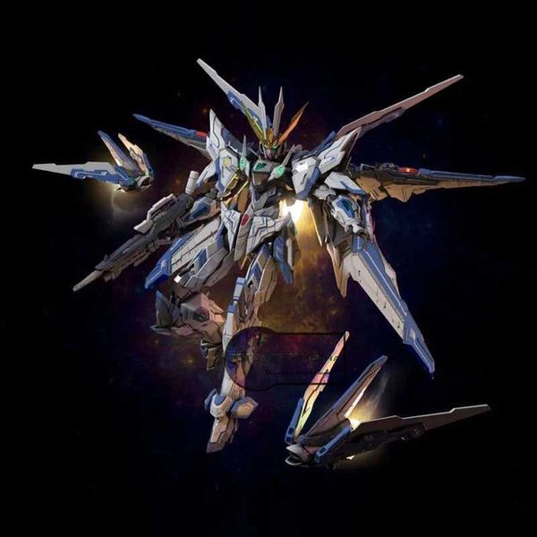 Anime Manga Chaotic Era TCE 1/100 MG Montagem Mecha Alloy Skeleton Warrior Modelo Anime Action Figure Transformable Robot Kits Toys Item de presente YQ240315