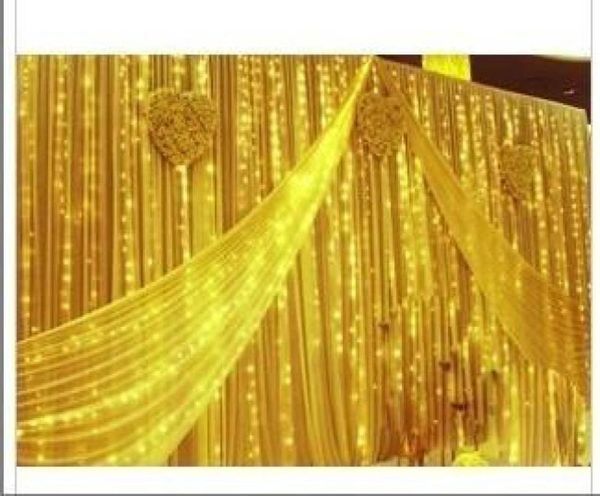 8m x 4m 1024 cordas led casamento luz de fundo cortina lâmpada festival de natal lâmpada ac110v250v8173561