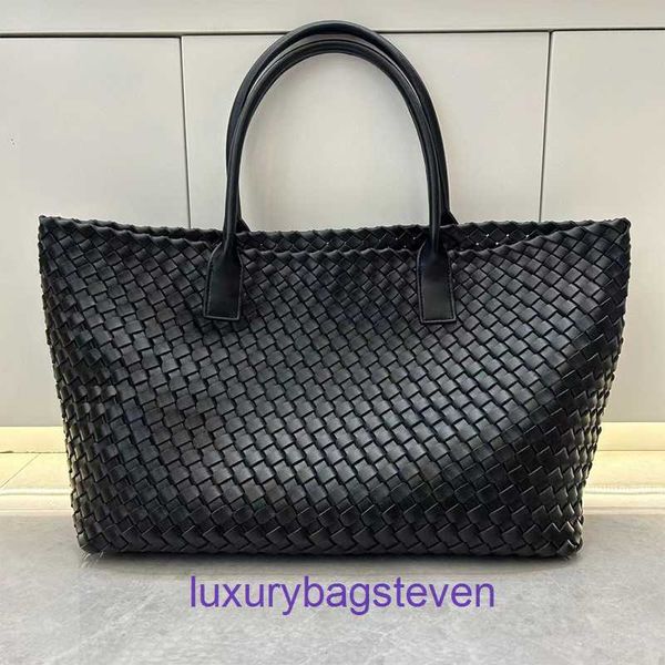 Alta qualidade original bottgss ventss cabat sacolas loja online premium bolsa feminina compras grande 2023 nova bolsa de malha ombro com logotipo real