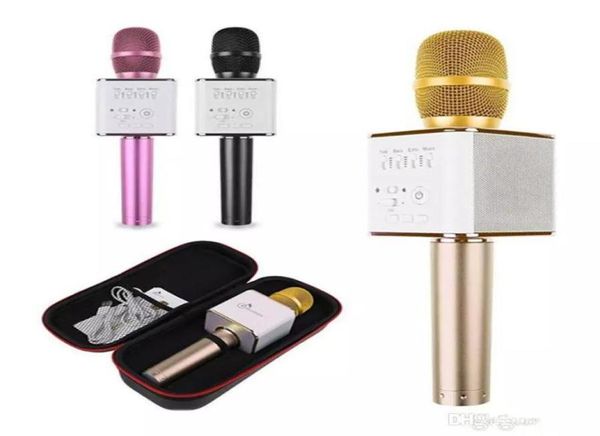 S9 04 Kablosuz Karaoke Mikrofon Bluetooth Hoparlör 2 İçinde 1 Elde Taşınır Şarkı Kayıt Kayıt Taşınabilir KTV Oynatıcı Android4841879