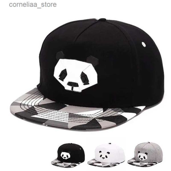 Ballkappen Mode Frühling Sommer Liebhaber Baseballmütze Hip Hop Street Dance Caps Männlich Frau Niedlicher Panda Gummi Snapback Hüte Sport Freizeit HatsY240315