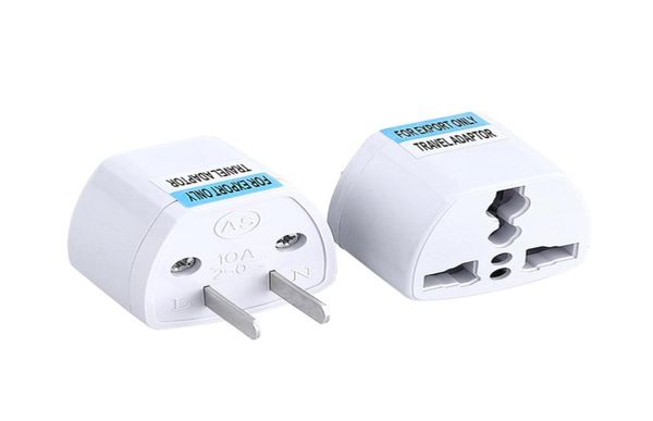 AU UK Euro EU zu US USA AC Netzstecker Konverter Reiseladegerät Adapter Konverter Neu 1000pcslot4653802