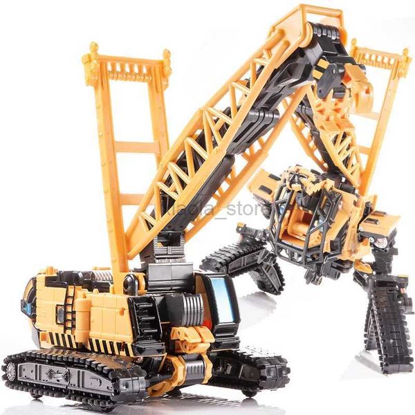 Giocattoli di trasformazione Robot Puxida MT04 MT-04 Giocattolo di trasformazione Lega parziale ingrandita Braccio di ferro giallo Gru alta torre G1 Robot Devastator Figura 2400315