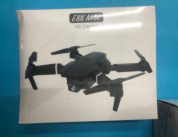 2021E88 MAX Mini Pografi Dronları Videotransmitter 4K Pro Profesyonel HD Kamera WiFi Uzaktan Kumanda Dörtlü Pil Deli1738359