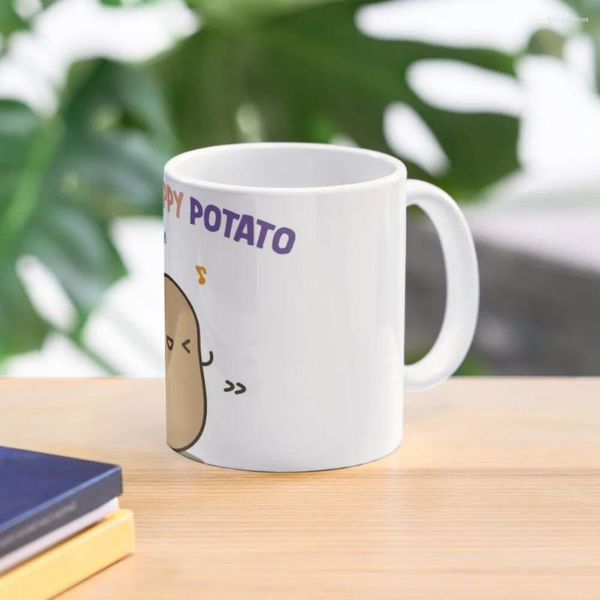 Tassen Happy Potato Kaffeetasse Kawaii Tassen Espresso anpassbar lustig