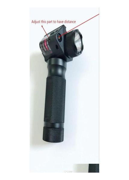 Taschenlampen Top Vertical Foregrip Strobe Taschenlampe Hinzufügen Red Dot Laser Anblick für Gewehr Drop Lieferung Taktische Ausrüstung Zubehör Dhpl4120966