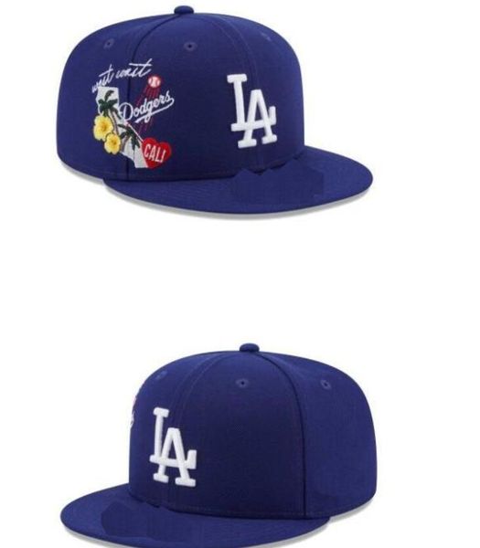 Amerikan Beyzbol Dodgers Snapback Los Angeles Hats Chicago La NY Pittsburgh Lüks Tasarımcısı San Diego Boston Casquette Sports Oakland Ayarlanabilir Kapaklar