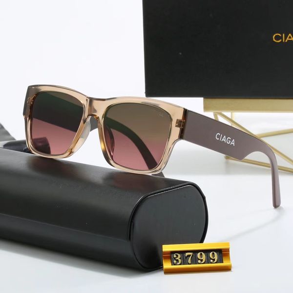 Дизайнер для мужчин Sun Fashion Classic Sunglasses Polarized Pilot PC рамки негабаритные женщины солнцезащитные очки UV400 3799