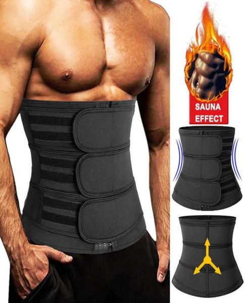 Treinador de treino masculino espartilho neoprene corpo shaper sauna suor trimmer cintura cincher emagrecimento cintos barriga faja shapewear2788484