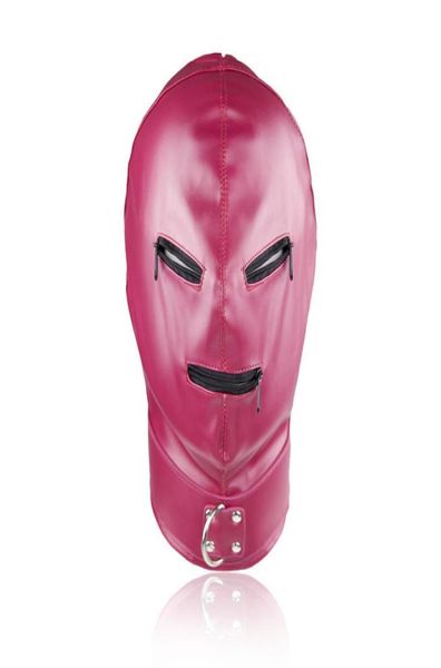 Sexspiele Reißverschluss geschlossen Slave Bondage Kopf Hauben Maske BDSM Gear Sexspielzeug Produkte für Liebhaber3404111