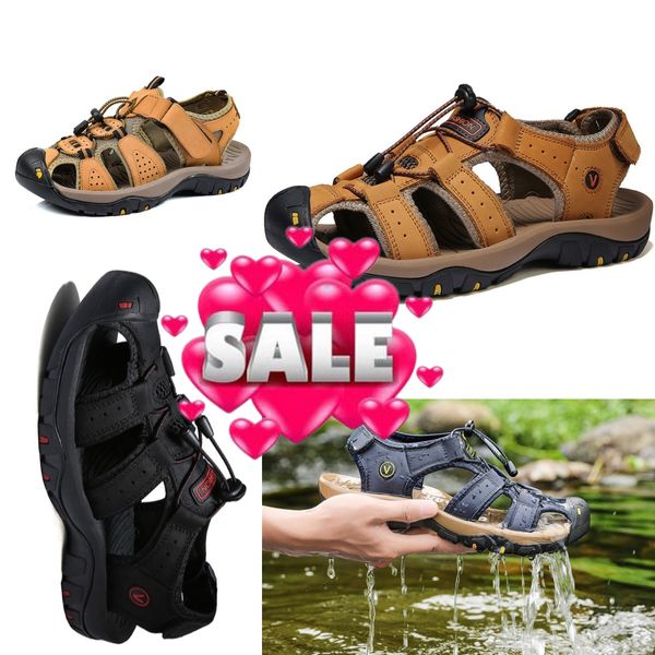 Designer-Sandalen für Herren, Plateau-Slipper, Sommer, flach, bequem, Strandschuhe, Pool, GAI 38–48, günstiger Preis