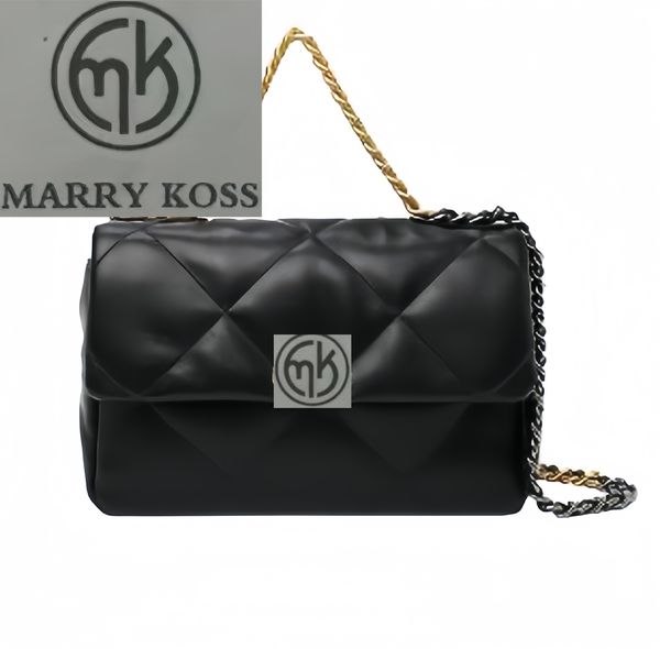 Borse Desinger, borsa a catena Lingge, nuova borsa a tracolla in pelle morbida nuvola di montone 2023 da donna, patta trendy e versatile, borsa a tracolla all'ingrosso MARRY KOSS