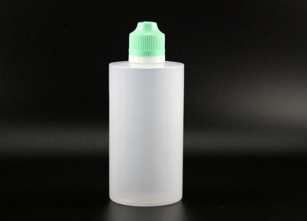 Bottiglie contagocce in plastica a doppia prova da 120 ml 100 pezzi con tappi di sicurezza a prova di manomissione sicuri per bambini Bottiglie di compressione vapore9651367
