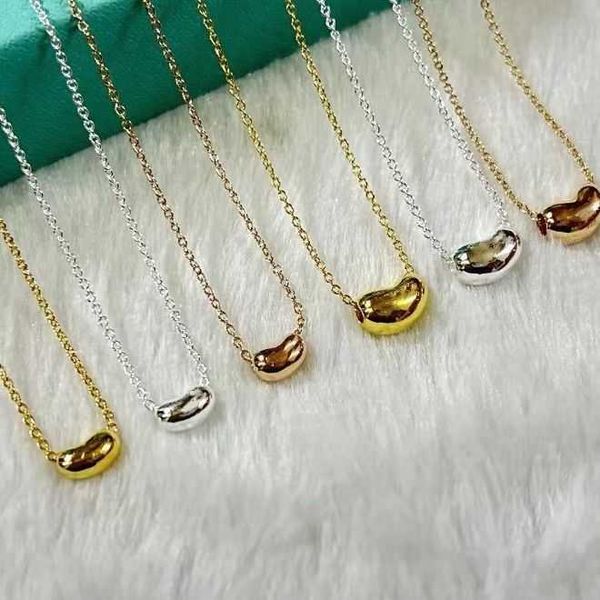 Дизайнерское ожерелье Seiko High Edition в горошек, женская маленькая золотая цепочка с воротником-бобинкой, универсальная цепочка из чистого серебра из акации