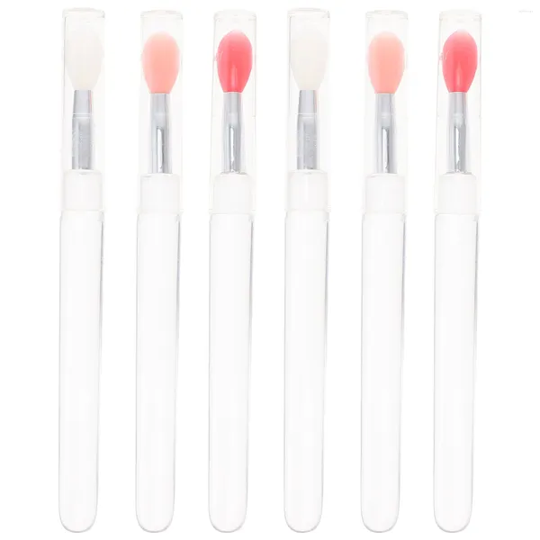 Pennelli per trucco Labbro in silicone con coperchio Rossetto Applicatori per donna Ombretto Bellezza