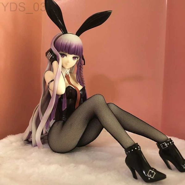 Anime Manga 1/4 Danganronpa Trigger Happy Havoc Kirigiri Kyouko Bunny Girls Action Figure PVC Figure da collezione Model Toy YQ240315