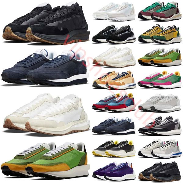 Correndo Tênis Branco Preto Novo Sacais Vaporwaffles Sakai Mens Mulheres WaffleSesame Azul Void Flagment Cinza Racer Suede Royal Sports Shoes Sapatilhas