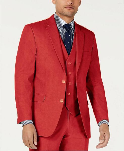 Ternos masculinos terno completo de peito único para casamento cor sólida esportes elegante homem vestido elástico apertado de três peças