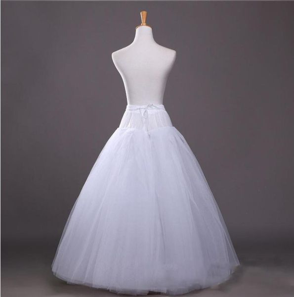 4 strati di tulle senza cerchi accessori da sposa sottoveste per tutù da sposa sottoveste lolita sottogonna abito da ballo jupon crinolina6606469