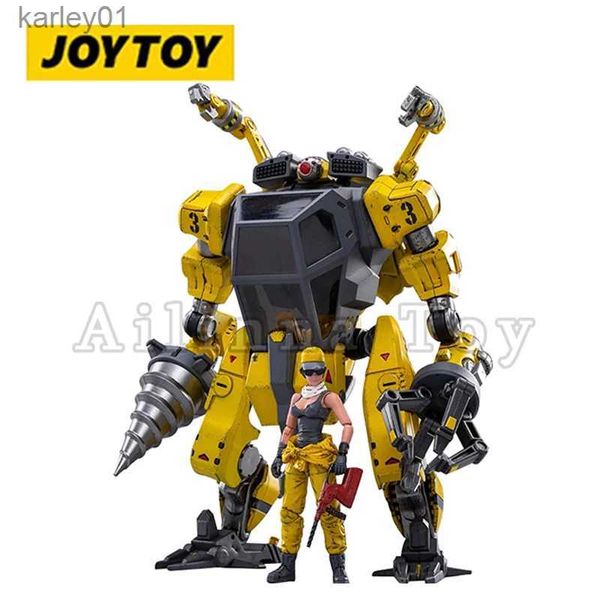 Trasformazione giocattoli Robot JOYTOY 1/18 Action Figure Mecha NOS 03 Manutenzione Anime Collection Model Toy per regalo Spedizione gratuita yq240315