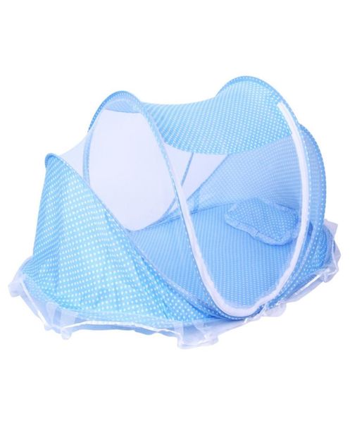 Portátil cama do bebê recém-nascido berço berço dobrável mosquiteiro infantil almofada colchão móvel cama berço rede 1106560cm c598671067