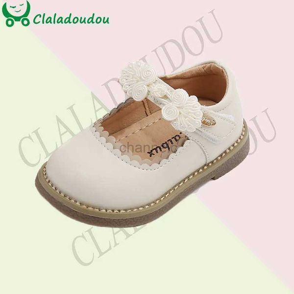 First Walkers Claladoudou lackierte Schuhe für Mädchen, klassisches Kleid für Neugeborene, Geburtstagsfeier, Hochzeit mit Rüschen, einfarbige braune Schuhe 240315
