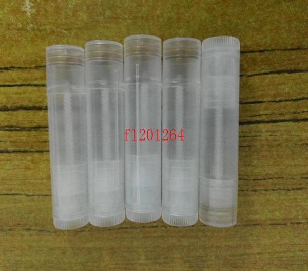 1000pcs 5g Vazio Claro LIP BALM Tubos Recipientes Batom Transparente moda Cool Lip Tubos Recarregáveis Bottles5710895