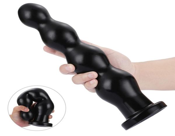 Massagem anal plug sex shop butt plug anal contas com poderosa ventosa massageador de próstata masturbador feminino brinquedo sexual erótico para 7240348