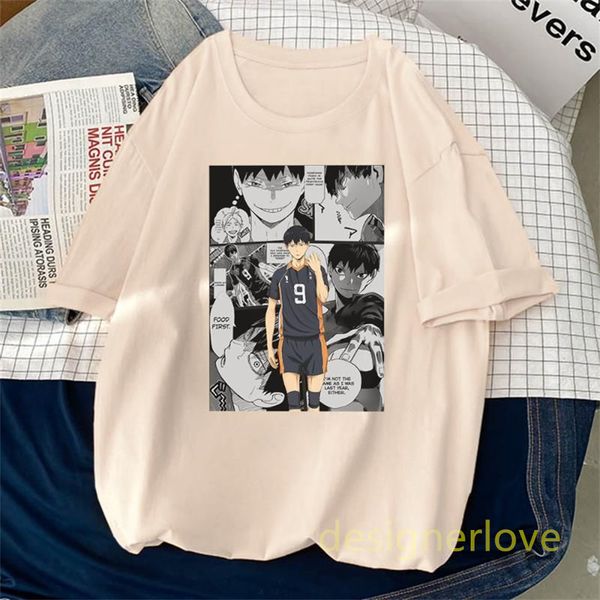 camiseta oversized haikyuu cartoon mens t shirt designer kageyama Janpan mulheres na moda respirável secagem rápida homens de alta qualidade moda casual roupa solta desenhos animados