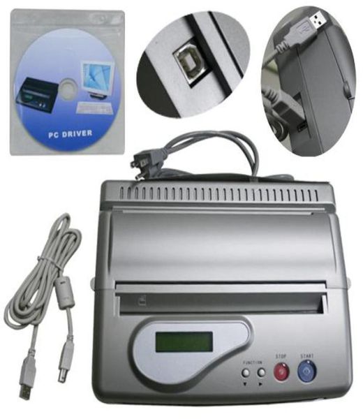 Máquina de transferência de tatuagem USB, estêncil, copiadora térmica de tatuagem, 2329022