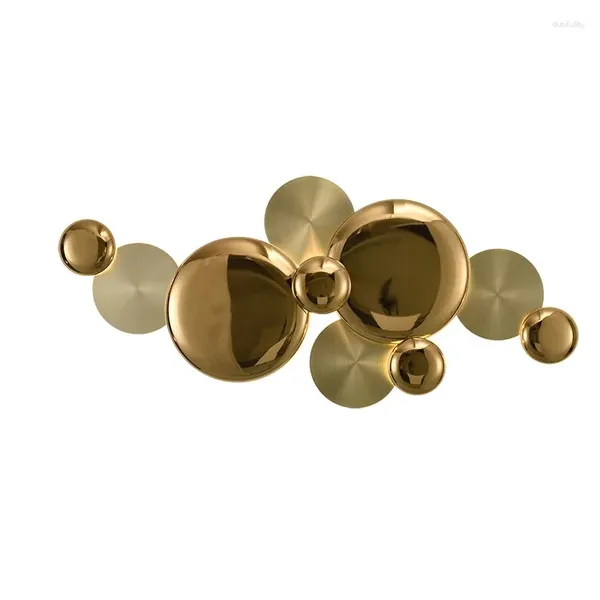 Lâmpadas de parede Artística Designer LED Gold Arandela Lamparas de Pared Vanity Lamp Light Sconce para sala de estar