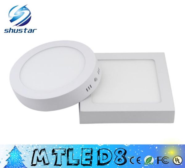 Regulável 9w 15 21 25 redondo quadrado conduziu a luz do painel montado na superfície led downlight iluminação led refletor de teto ac 110240v 1116871