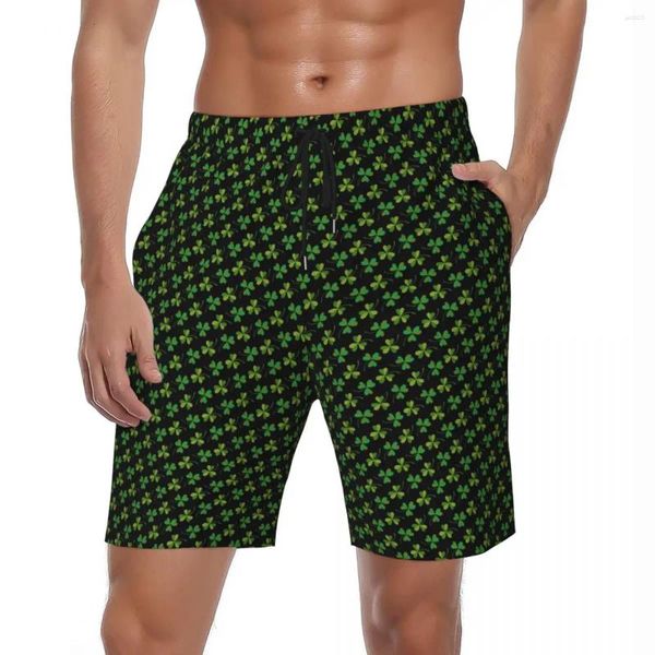 Shorts Shorts Summer Board maschi carini stampe a petrolio che corre surf St Patricks Day Short Short Short Essick Swing Swing Swim Trunks