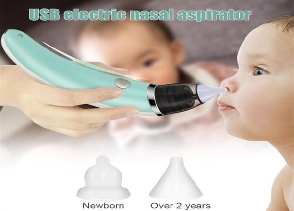 Aspirador nasal elétrico para bebês, sugador de muco, nariz, boogies, aspirador de pó para crianças infantis lj20102626902470796