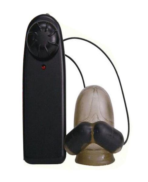 Vibratore maschile Glande Stimolazione del pene Massaggiatore Giocattoli del sesso per gli uomini Allenatore del pene di lunga durata Esercitatore Masturbatore Gioco per adulti Y181037555087