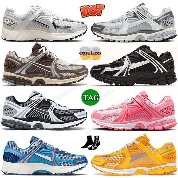 Photon Poeira Metálica Prata Vomero 5 Mulheres Homens Sapatos Rosa Espuma Soco Triplo Preto Vasto Cinza Oliva Flak Lobo Cinza Fresco Cinza Corredores Tênis Esportivos Tamanho EUR36-45