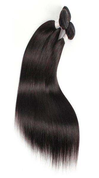 KissHair Natürliche Farbe 1026 Zoll Menschliches Haar Bundles Rohes Reines Indisches Seidig Glattes Haar Weben Brasilianisches Malaysisches Peruanisches Haar2165538