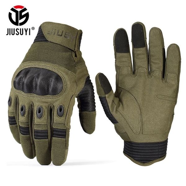 Военные тактические перчатки с сенсорным экраном, армейские перчатки для пейнтбола, стрельбы, страйкбола, боевые, противоскользящие, с жесткими костяшками, перчатки с полным пальцем для мужчин и женщин Y2279C