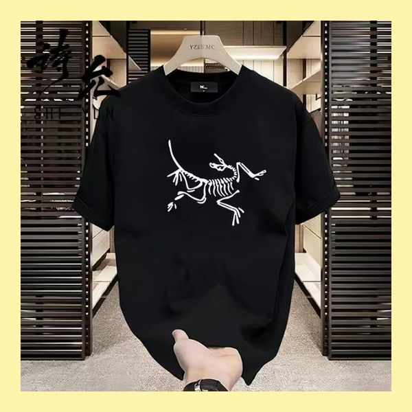 2024ss designer t camisa de luxo mens preto carta camisa mens moda impressa camisas de manga curta marca de moda designer de algodão camiseta mulher curto homem curto conjunto luxo